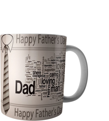 

RD fathers day coffee mug gift Ceramic Mug(300 ml), White