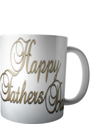 RD White colored special coffee mug Ceramic Mug(300 ml)