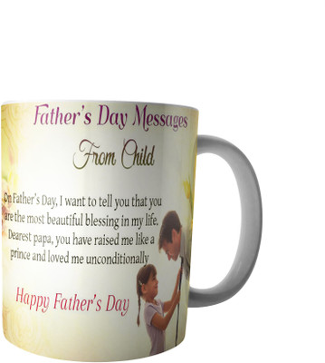 

RD Exclusive gift for fathers day Ceramic Mug(300 ml), White