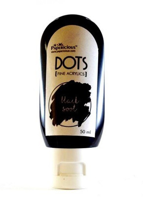 

craftsneed Acrylic Color Tube(Set of 1, black soot)