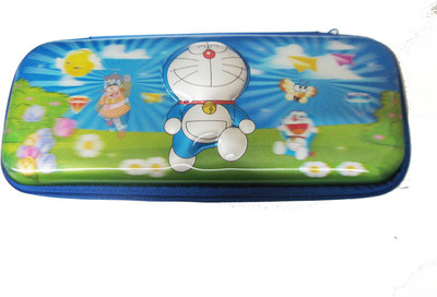 

GUBBAREY CARTOON 5D ZIP CASE Art Plastic Pencil Box(Set of 1, Blue)