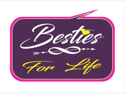 

Funcart Besties for life Party Photo Booth Board(Birthday, Party, Wedding)