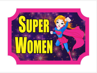

Funcart Super Women Party Photo Booth Board(Birthday, Party, Wedding)