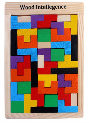 

Senteng Colorful Tangram Puzzle Block Shape Sorting Toy(40 Pieces)