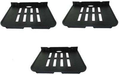 

Masterfit Polypropylene Wall Shelf(Number of Shelves - 3, Black)