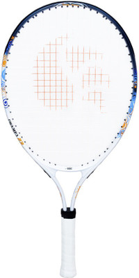 

DSC CHAMP JUNIOR 23" White, Blue Strung Tennis Racquet(G3 - 4 3/8 Inches, 360 g), Blue;white