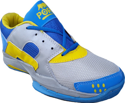 

Port Power Court Badminton Shoes For Men(Yellow