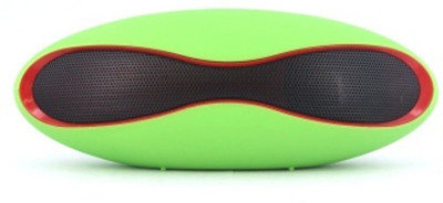 

Technuv Mini Rugby Portable Bluetooth Mobile/Tablet Speaker(Green, 2.1 Channel)