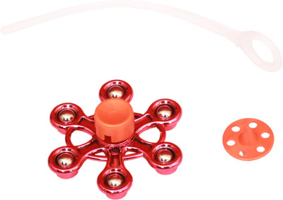 

Montez 2 IN 1 Metal Beyblade Cum Fidget Hand Spinner Toy (Pink)(Multicolor)