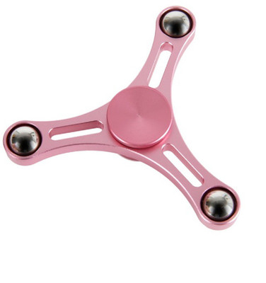 

Spacerail Three Balls Alloy Tri-Hand Fidget Hand Spinner with Stainless Steel Bearing - Pink(Pink)