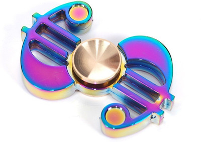 

VibeX ™ Hand Spinner Dollar Shape Spinning Toys Hand Stress Reducer for Autism and ADHD Relief Focus Anxiety Stress(Multicolor)
