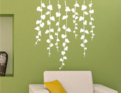 

Wall Guru  Home Décor wall Sticker Sticker(Pack of 1, White