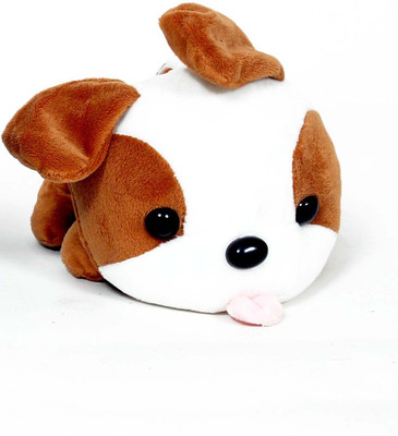 

Skylofts Cute 22cm Stuffed Dog Soft Toy Animal with tongue out Birthday Kids Baby Gift - 22 cm(Brown)