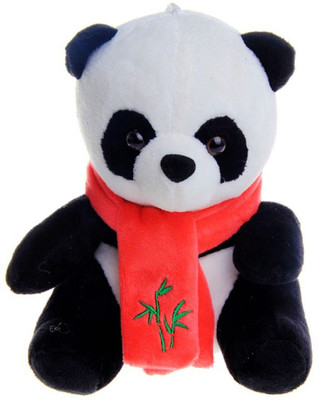 

Skylofts 22cm Cute Panda Stuff Soft Toy with Muffler Baby Kids Gift - 22 cm(Pink)