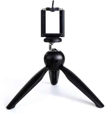 

Technuv Mini & stylish for phone and Cameras Tripod(Black, Supports Up to 500 g)