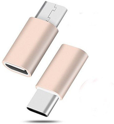 

iKraft iK-TypeC-to-Micro-Gold USB Adapter(Gold)