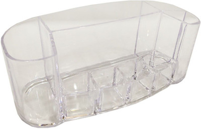 

vepson Cosmetics Planes Organizer store jewelry cosmetic Vanity Box(transparent)