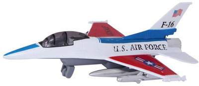 

Smiles Creation Flying Tiger 7.5" 4th Generation F-16 Open Canopy Fighter plane Die-Cast Metal Toys For Kids (Multicolor)(Multicolor)