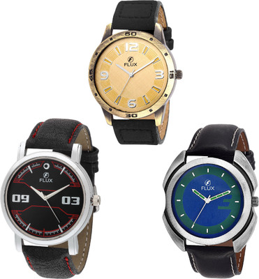 

Flux Combo Of 3 Exclusive Trendy Watch - For Men