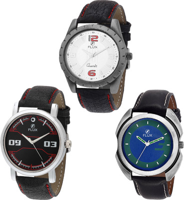 

Flux Combo Of 3 Exclusive Trendy Watch - For Men