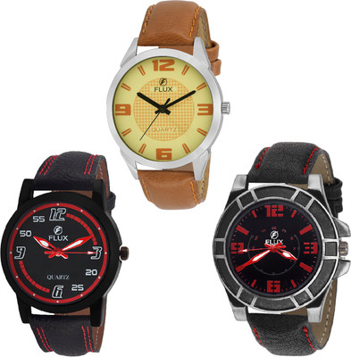 

Flux Combo Of 3 Exclusive Trendy Watch - For Men