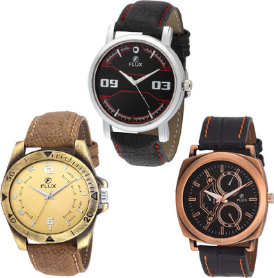 

Flux Combo Of 3 Exclusive Trendy Watch - For Men