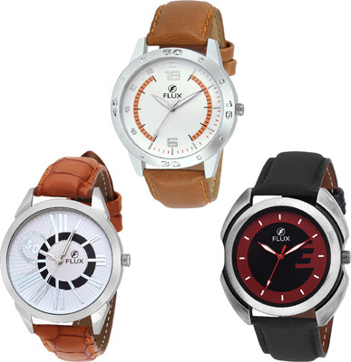 Flux Combo Of 3 Exclusive Trendy Watch - For Men