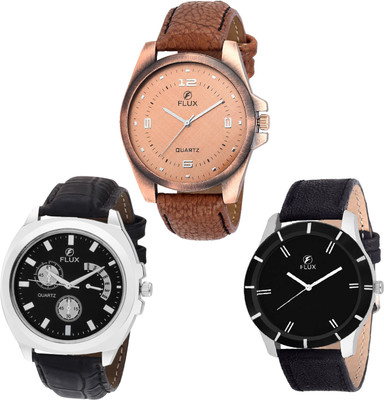 

Flux Combo Of 3 Exclusive Trendy Watch - For Men