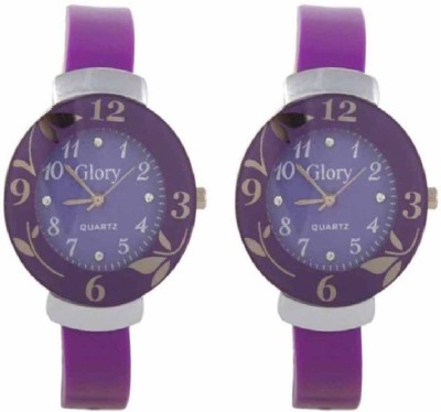 Infinity Enterprise Purple New Flower Collection Watch  - For Girls   Watches  (Infinity Enterprise)