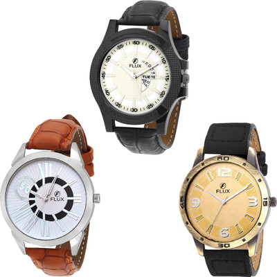 

Flux Combo Of 3 Exclusive Trendy Watch - For Men