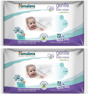 

Himalaya GENTLE BABY WIPES(2 Pieces)