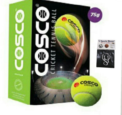 Cosco cricket ( pack of 6) Tennis Ball(Pack of 6, Yellow) available at flipkart for Rs.299