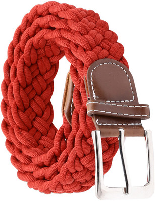 

Random Men & Women Casual Red Fabric Belt