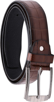 

Random Men Casual Brown Artificial Leather Belt