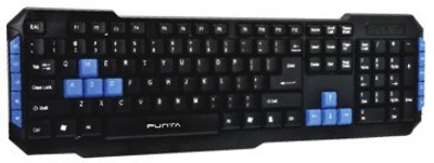 

Punta P-KB327 Wired USB Multi-device Keyboard(Black, Blue)