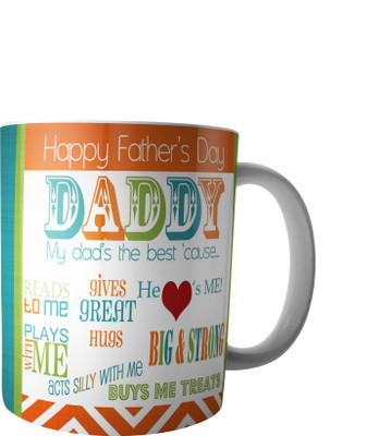 

RD Daddy's special designer Ceramic Mug(300 ml), Multicolor