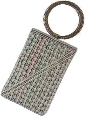 

ALAR Handmade Ethnic Mobile Pouch Mobile Pouch(White)