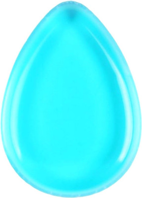 

Kelley Professional Clear Silicone Translucent Blue Anti-Sponge Makeup Applicator Blender for Contouring BB CC Cream