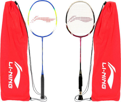 

Li-Ning Q50 + XP70 Strung Badminton Racquet (with Full Covers) - Set of 2 Multicolor Strung Badminton Racquet(G4 - 3.25 Inches, 280 g)