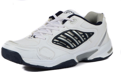 Prozone Running Shoes For Men White White Navy Flipkart Com