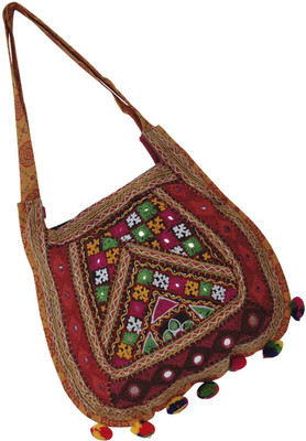 

ALAR Girls Casual Multicolor Cotton Shoulder Bag