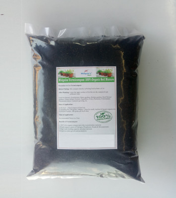 

Midgules Vermicompost – 100% Organic Soil Manure d MSM009 Soil Manure(6 kg Powder)