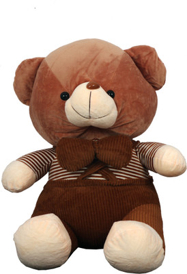 

Skylofts Imported Stylish Stuffed Soft 2 feet Dangry Tshirt & Pants Teddy Bear Birthday Valentines Gift - 60 cm(Brown)