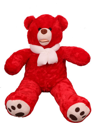 

Skylofts Giant Stuffed Soft 90cm American quality US Teddy Bear Gift - 90 cm(Red)