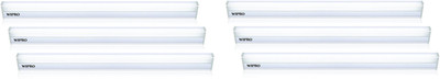 

Wipro 10W-2 Feet-Tube Light Straight Linear LED Tube Light(White, Pack of 6)
