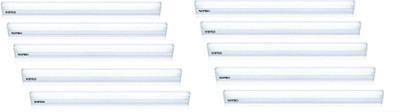 

Wipro 10W-2 Feet-Tube Light Straight Linear LED Tube Light(White, Pack of 10)