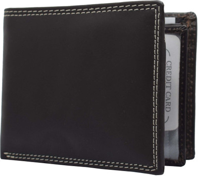 

GetSetStyle Men Black Genuine Leather Wallet(6 Card Slots)