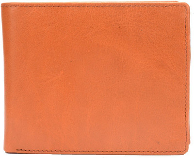 

Rebel Color Men Tan Genuine Leather Wallet(12 Card Slots)