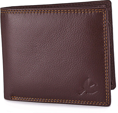 

Hornbull Men Casual Brown Genuine Leather Wallet(7 Card Slots)