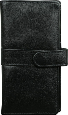 

Style 98 Men Black Genuine Leather Wallet(11 Card Slots)